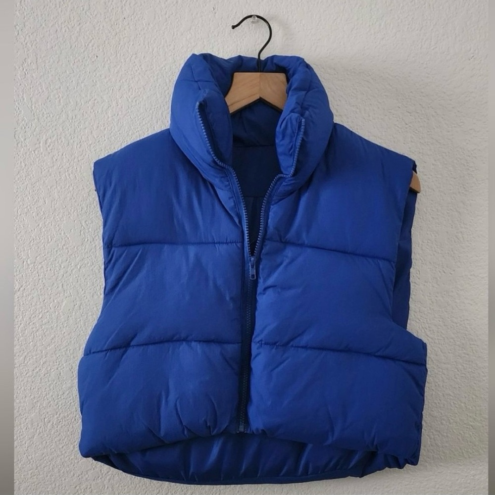 Blue Puffer Vest